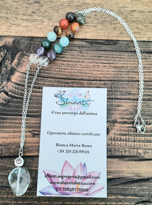 Amuleto per meditazione 7 chakra