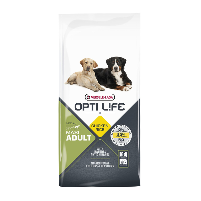 Croquettes Opti Life chien maxi Poulet sans gluten: 12.5kg
