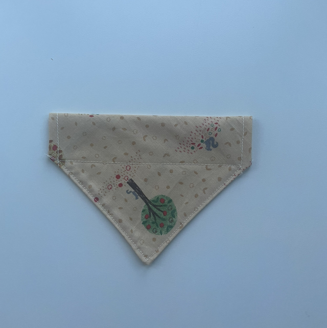 Dog bandanna autumn trees small only 