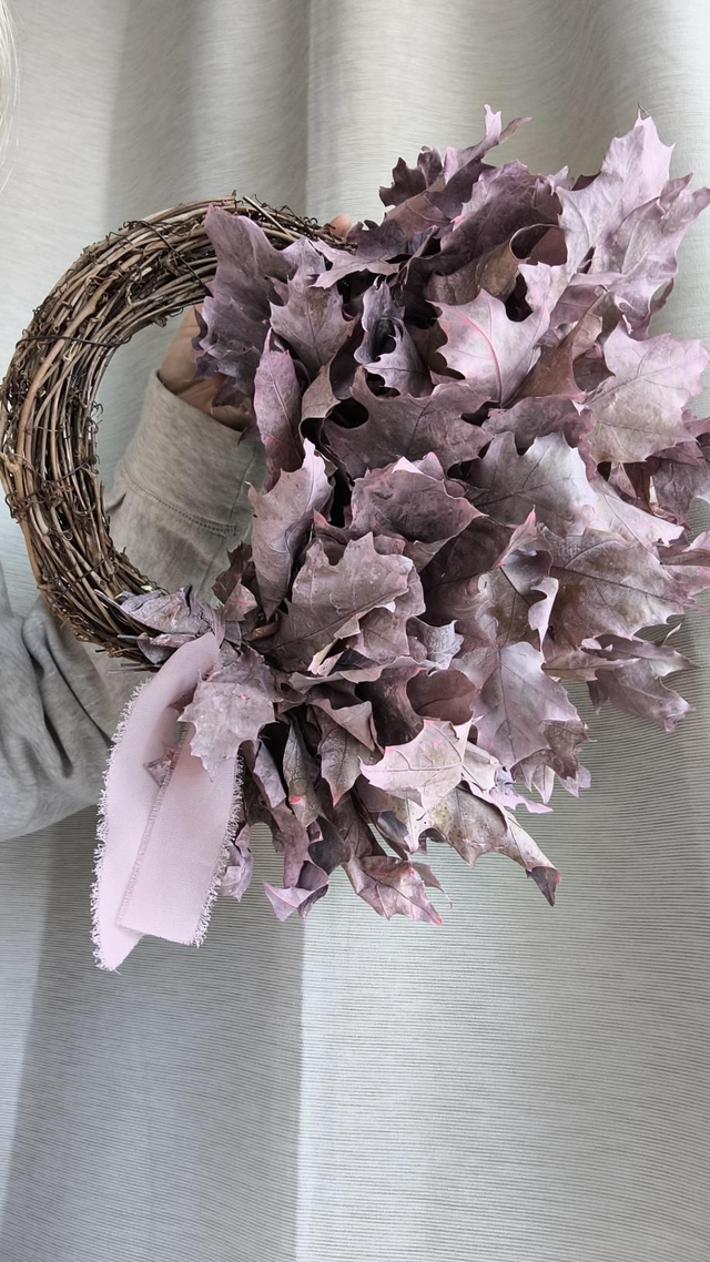 LILA tölgy ajtódísz(KÉSZLETEN)