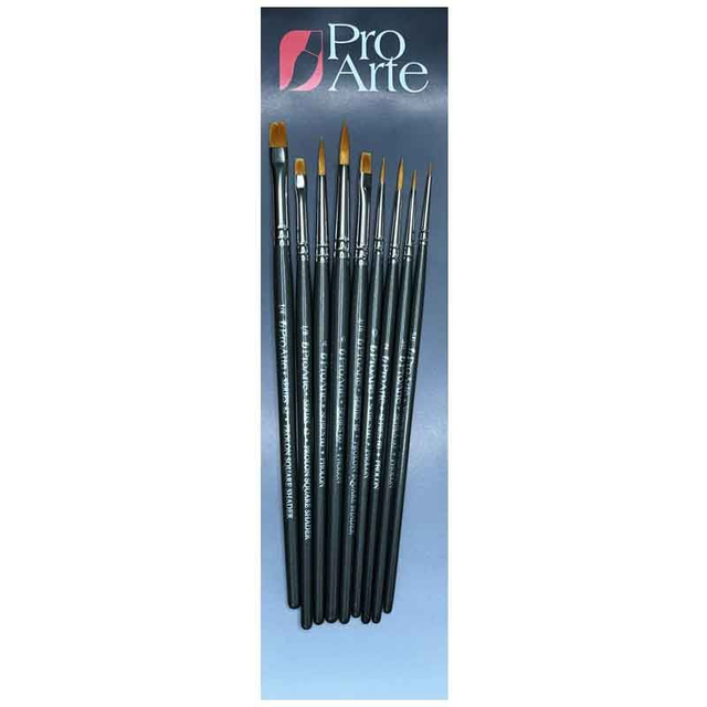 ProArte Prolon Assorted Paint Brush Set Synthetic