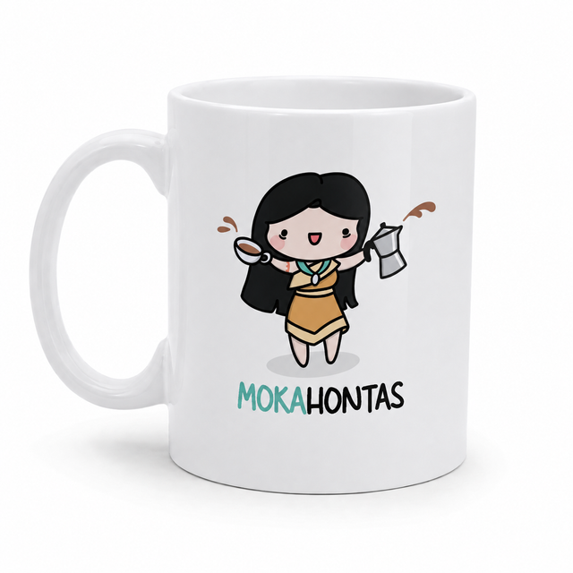 Tazza MokaHontas in ceramica