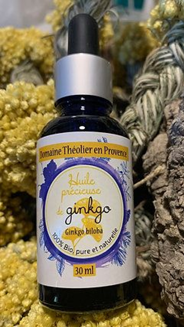 Ginkgo &amp; Immortelle - Huile précieuse