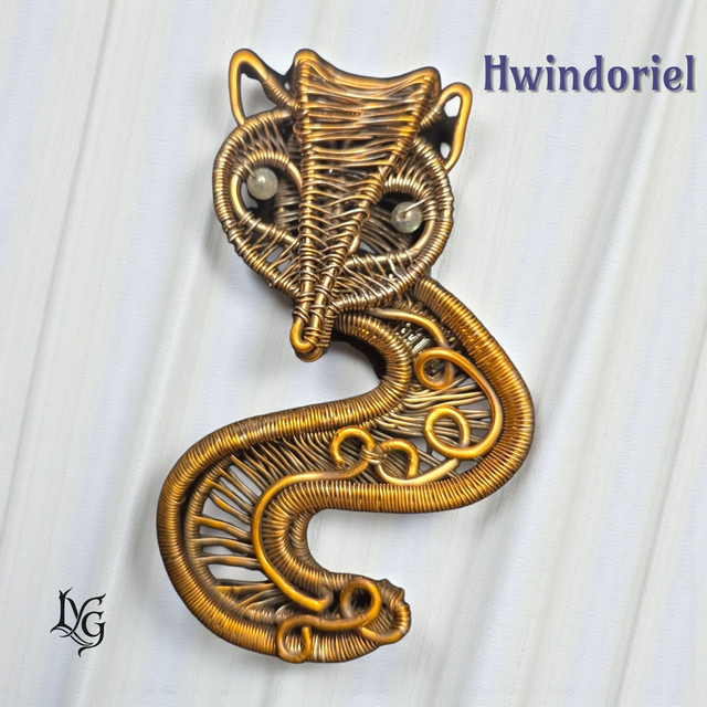 HWINDORIEL (cuivre, labradorite)