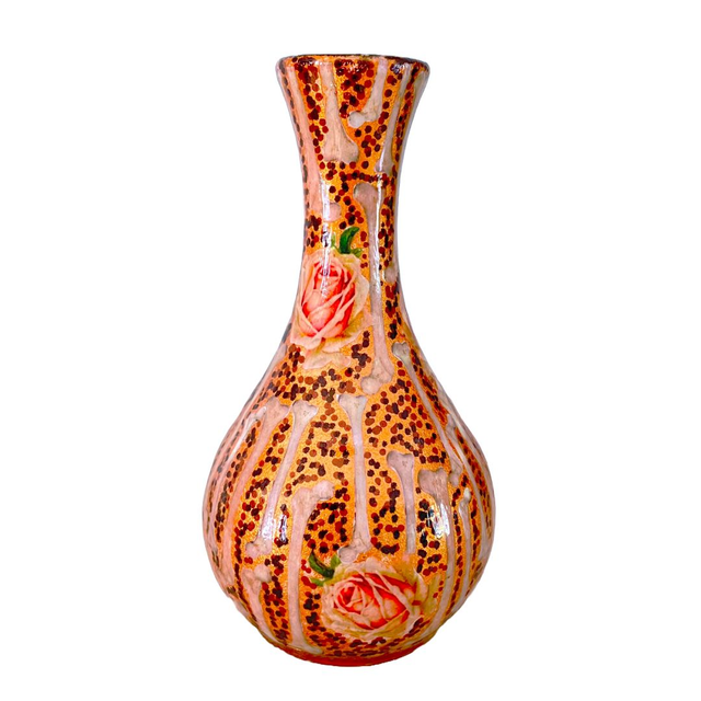 Bronze Upcycled Flower Vase - &quot;Bones &amp; Roses&quot; - by House of Frisson