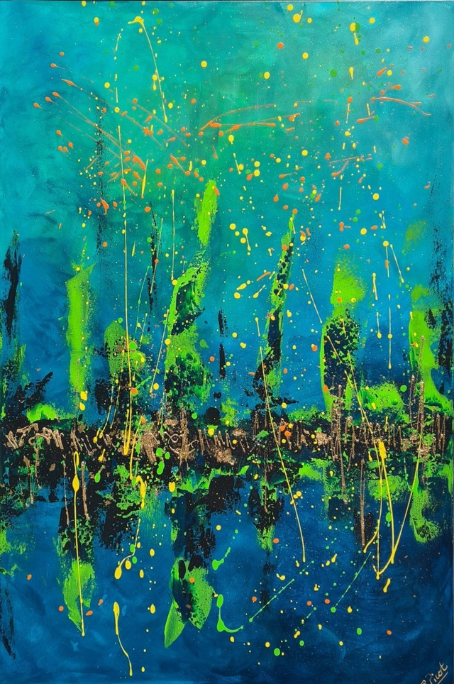 PYROTECHNIQUE 3 - 80 x 120 cm