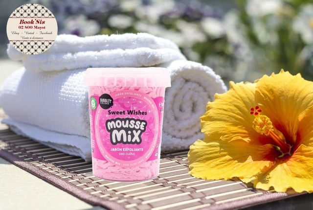 Mousses de savon exfoliant naturel