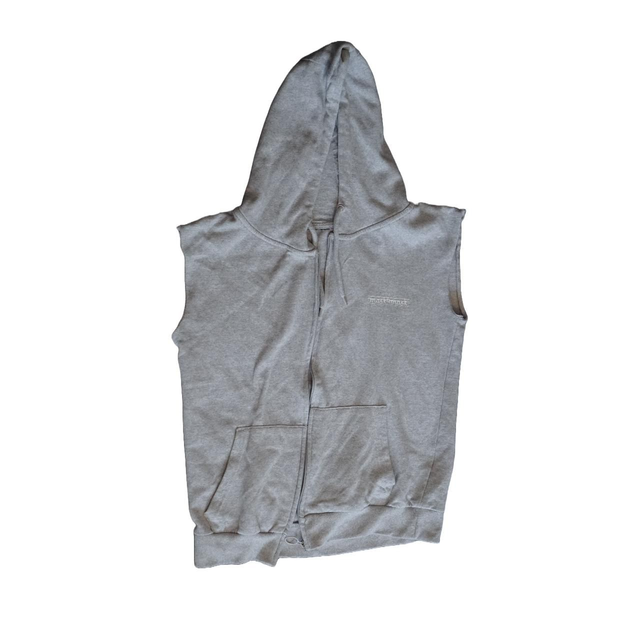 grey sleeveless hoodie "mask4mask" size S