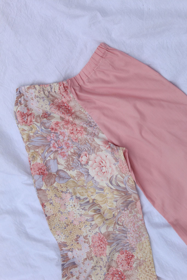 Pantalon rose bicolor - Taille 2