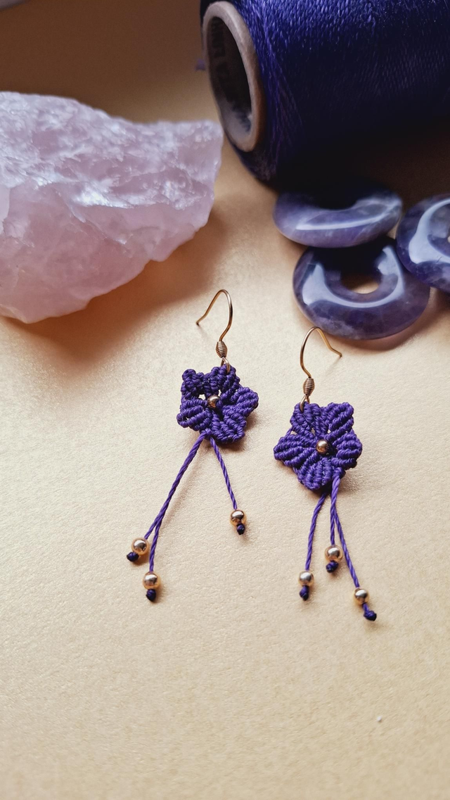 Boucles d'oreille "Cassiopée"