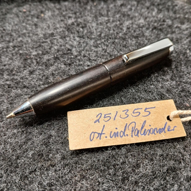25/355 Drehkugelschreiber Mini Ost indischer Palisander
