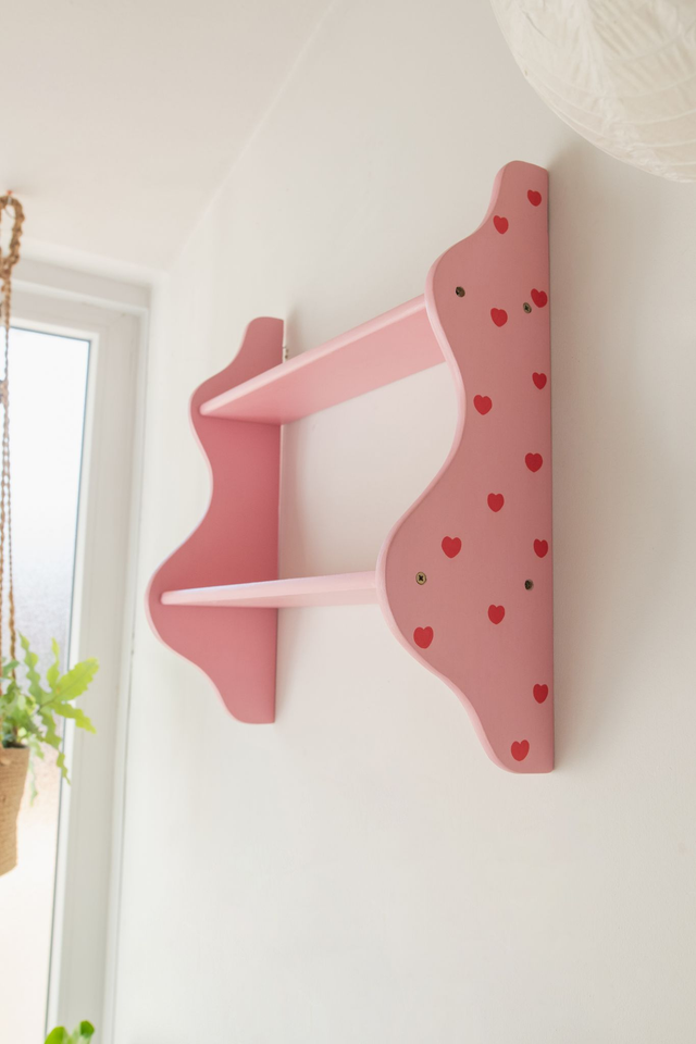 Pink Crush 💗 Étagère murale upcyclée