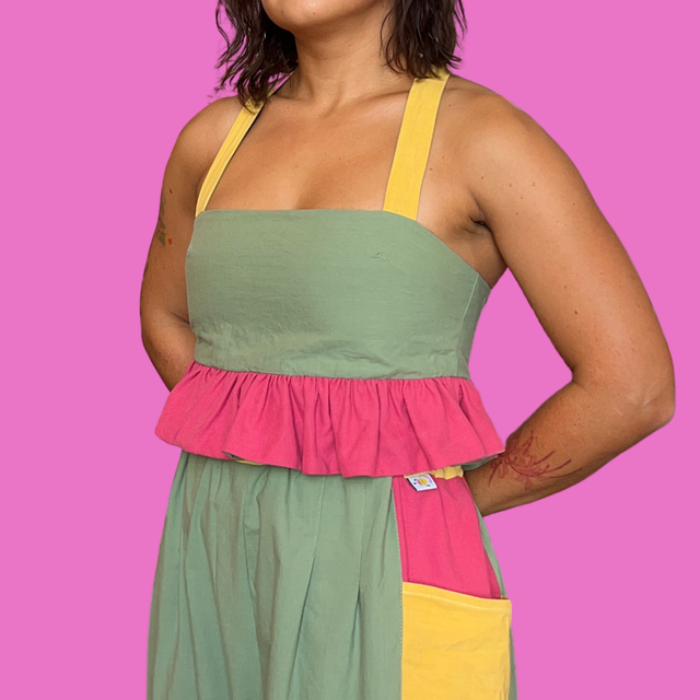 Crop top froufrou - taille 1