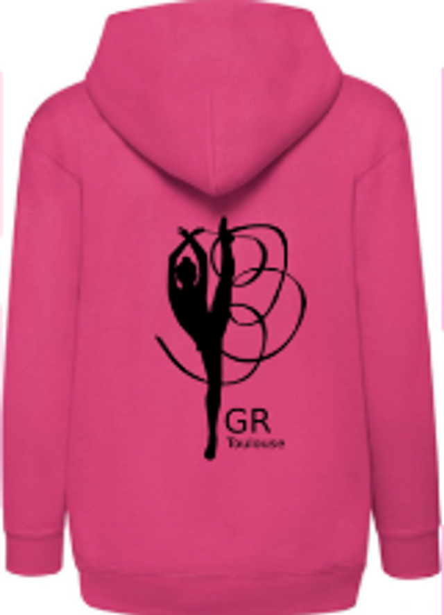 Veste ZIP rose Enfant