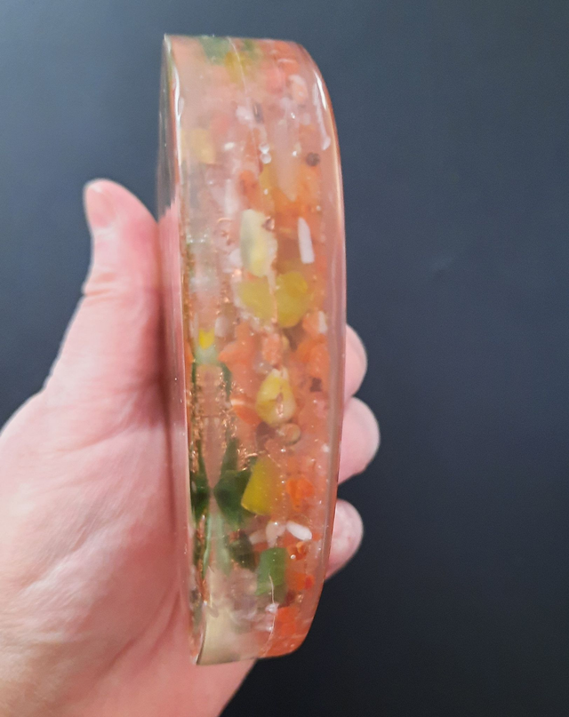 Coeur de décoration 10 cm Mandala de l'EQUILIBRE DU COUPLE