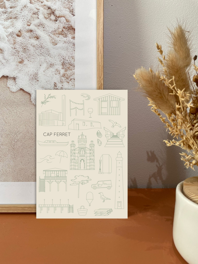 Balade en ville - Cap Ferret Carte