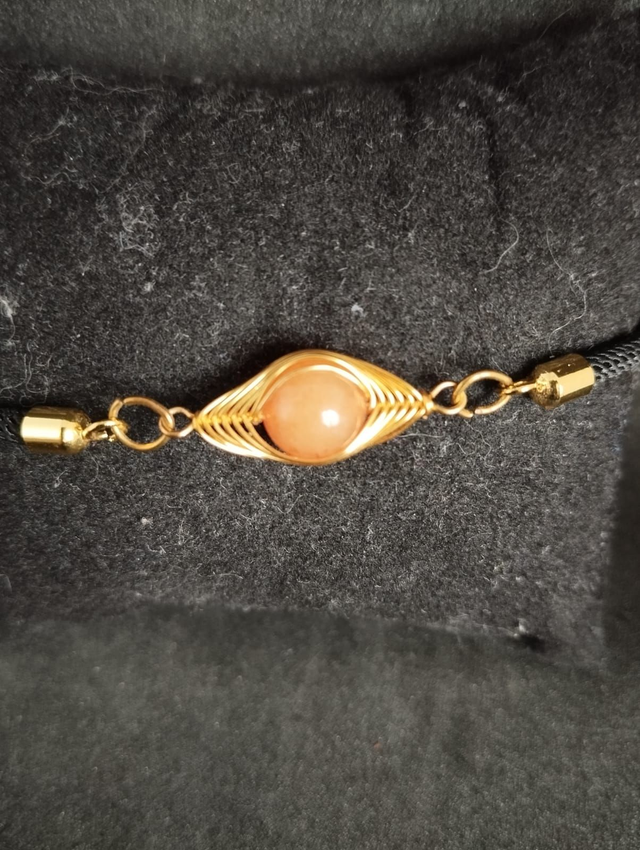 Bracelet réglable en cornaline