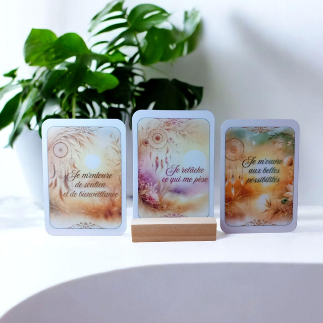 📚 Papeterie - Cartes d’Affirmations Positives Bien-être 