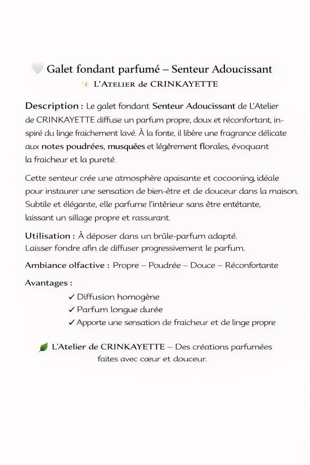 ADOUCISSANT GALET FONDANT 15g