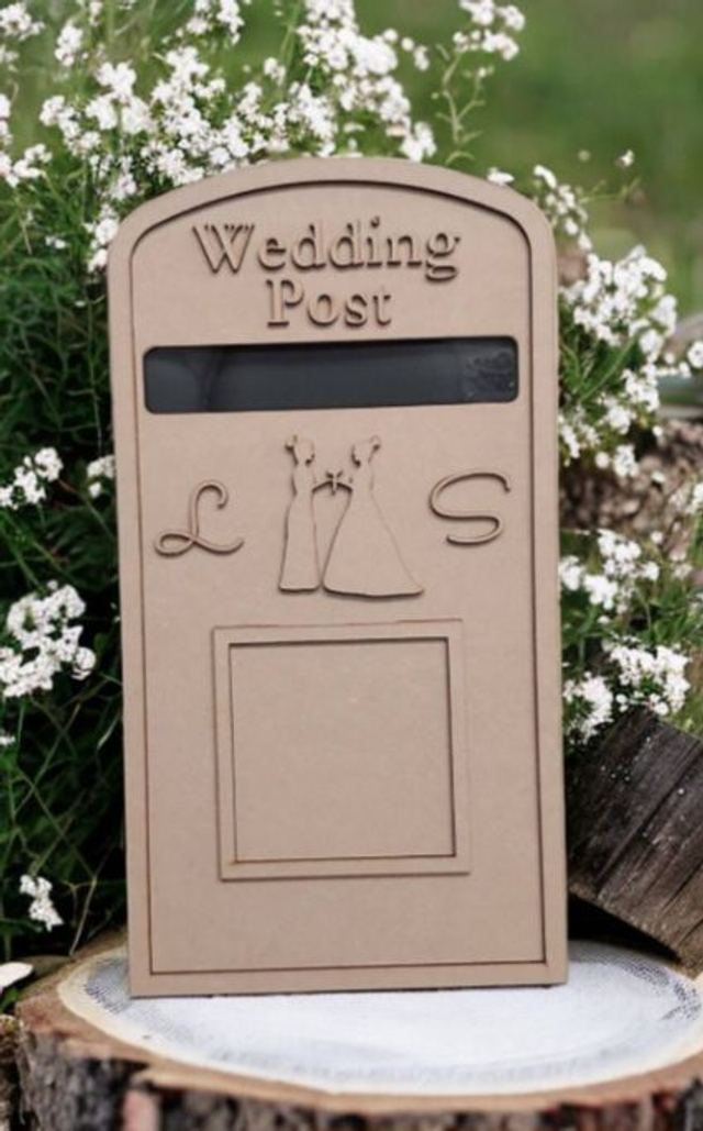 Couple Silhouette Postbox