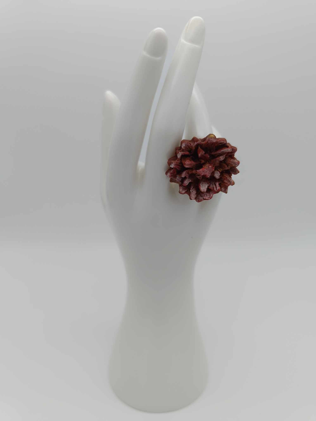 Bague en porcelaine froide Dahlia 