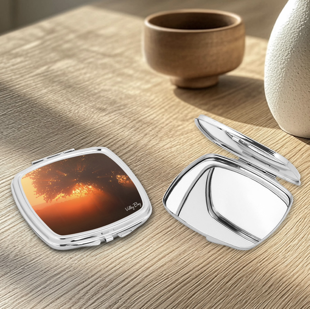 "Tree of Light" Compact Mirror   