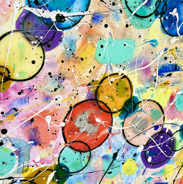 Molécules Bubble - 80x100cm - 2017