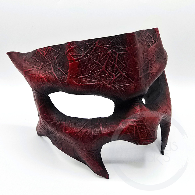 Texture leather mask "the infected collection"