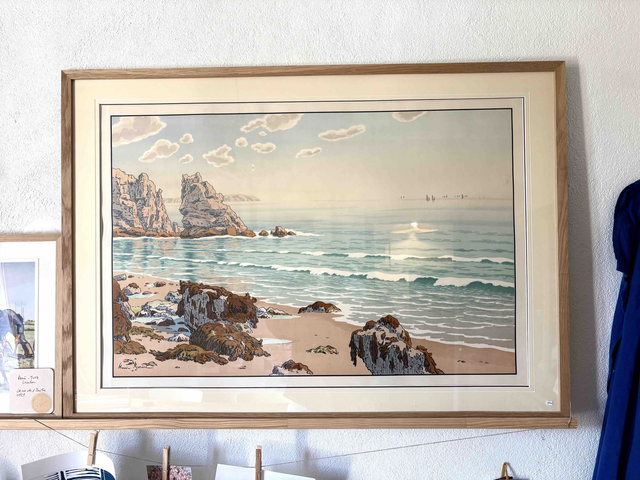 La mer (place du Porzic), les aspects de la nature, Henri Rivière, 1899