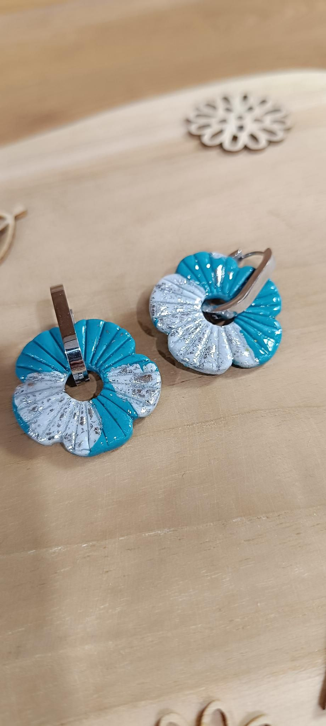 Aria- turquoise argenté