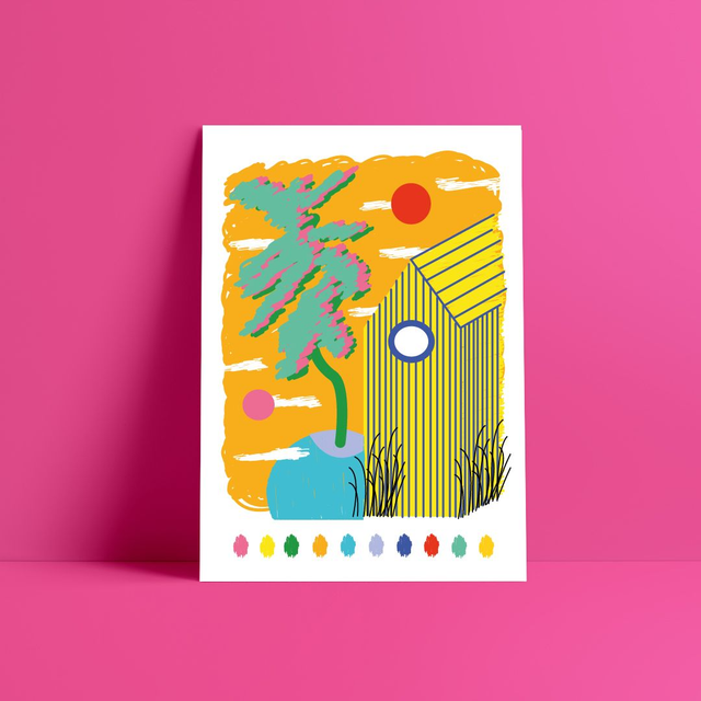 Cabane - Carte postale / Affiche