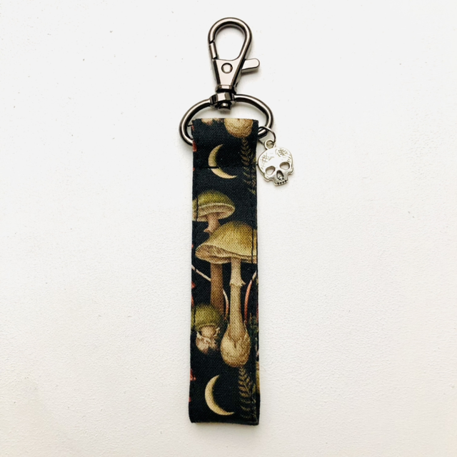 Porte clef dragonne - Modèle amanite mortel 