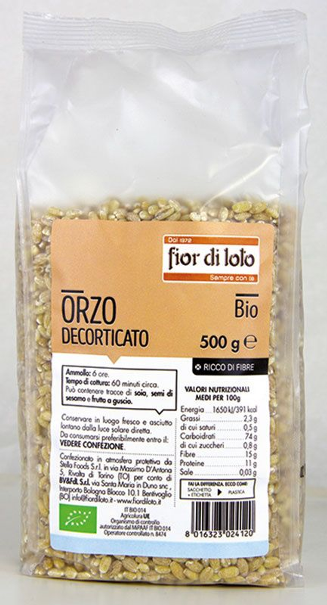 ORZO DECORTICATO BIO 500GR