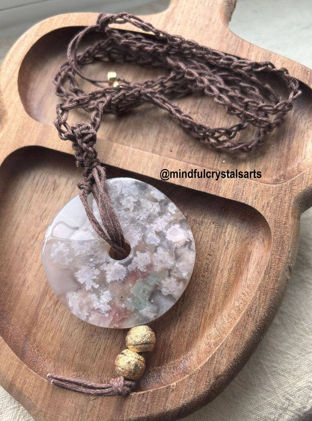 Handmade Series: Flower Agate Jumper Necklace