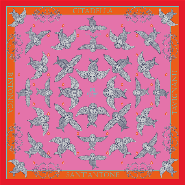 CARRÉ SANT&#039;ANTONE FUCHSIA 44