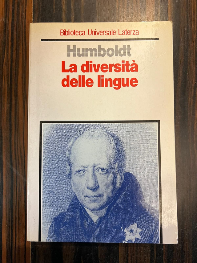 Humboldt - La diversità delle lingue (Laterza, 1991 - 1a ed.)