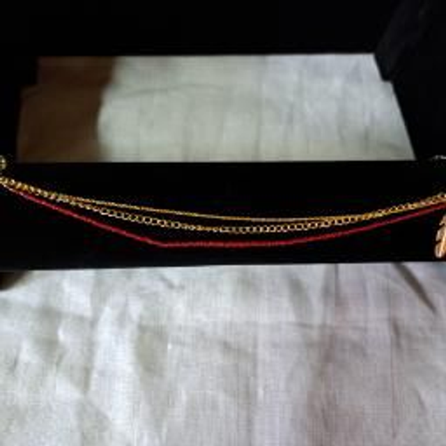 Bracelet de cheville fantaisie : Duo de chaînes et touche bohème