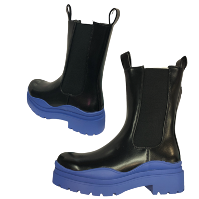 Boots / 15865 / noir-bleu
