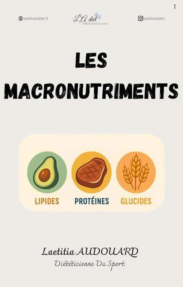 Les macronutriments 