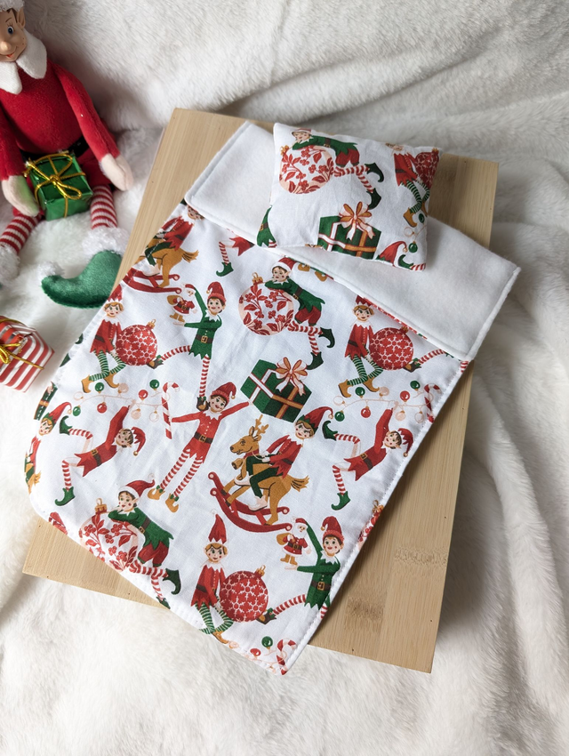 Parure de lit pour lutin farceur fait main 