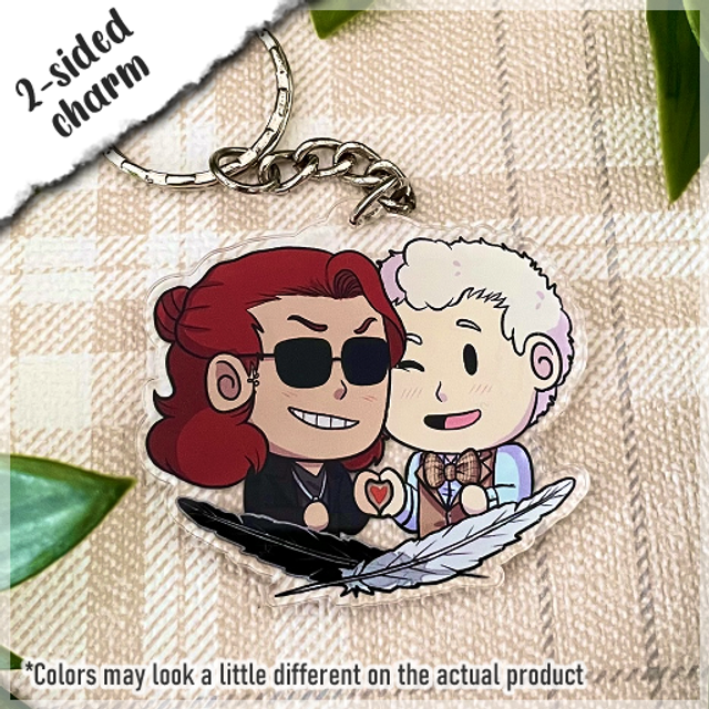 Husbands/Godfathers double-sided keycharm