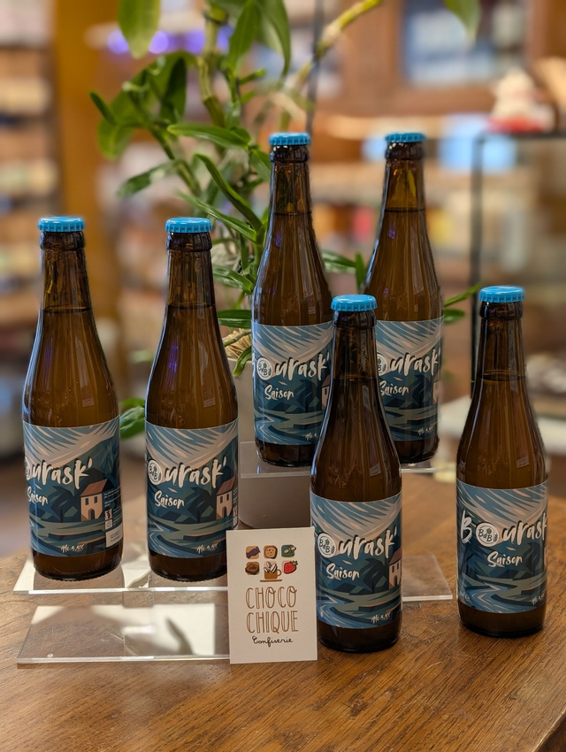 La Bourask&#039; : bière blonde de la Brasserie des Biert