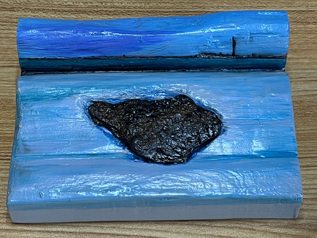 Pier 3D-Landscapes - Hand-carved and hand-painted 3D Landscapes with reclaimed wood and Ryde Pier cast-iron slivers