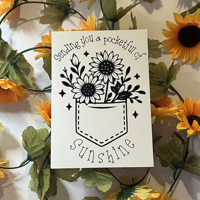 Sending you a Pocketful of Sunshine Card