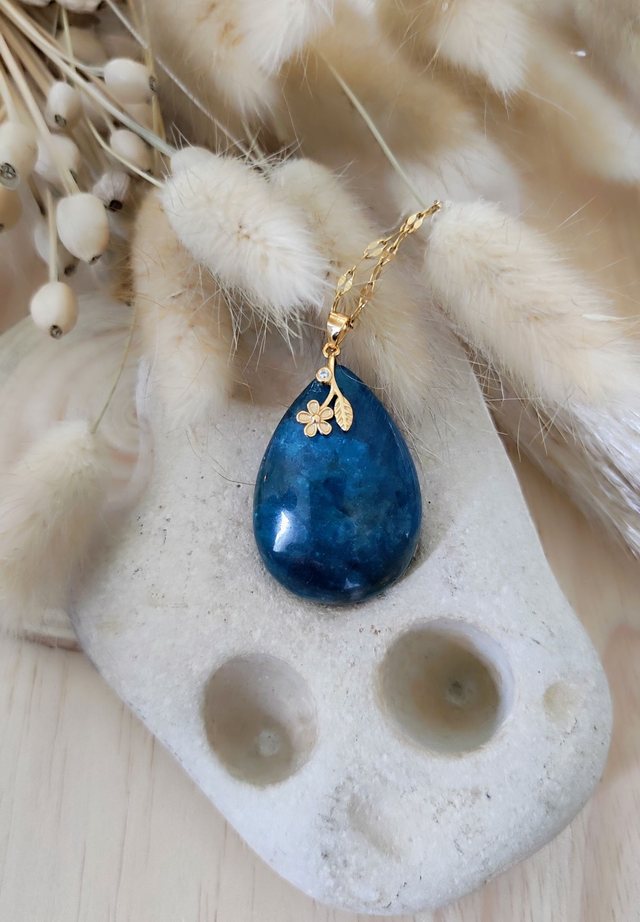 Pendentif Apatite goutte