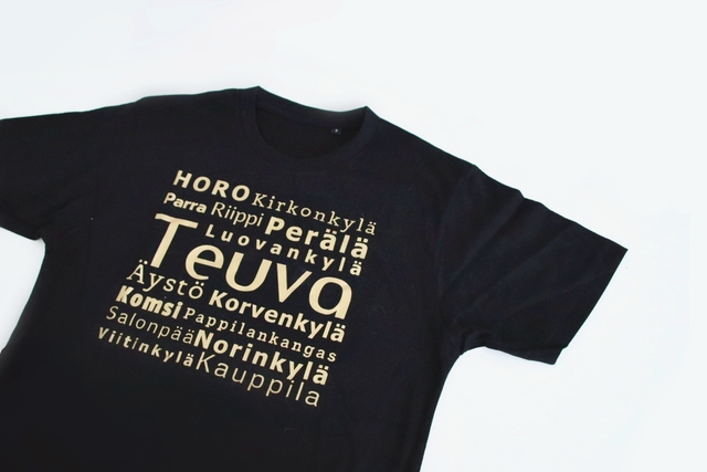 Teuvan kultaiset kylät  t-paita