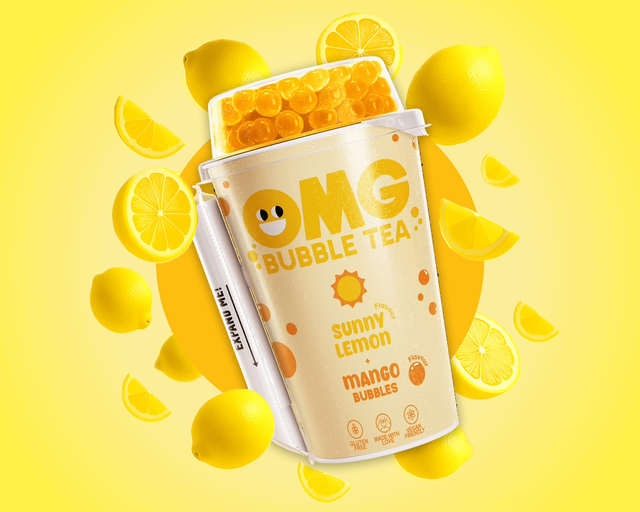 OMG Bubble Tea – Lemon & Mango Bubbles