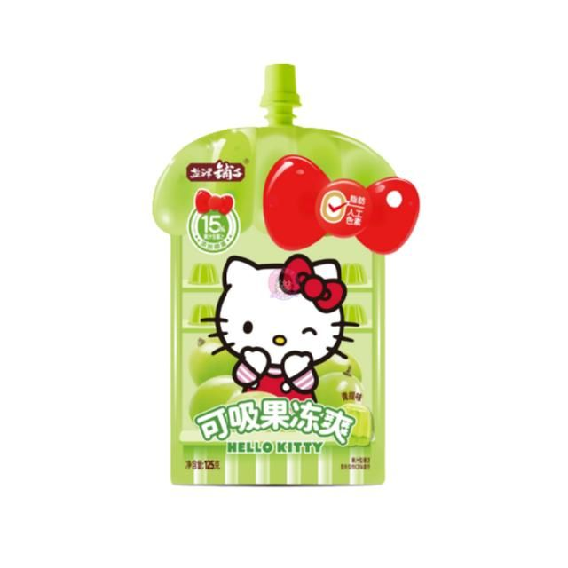 Jur 蒟蒻满分可吸果冻爽青提味125g Jelly Drink Green Grape Flavour