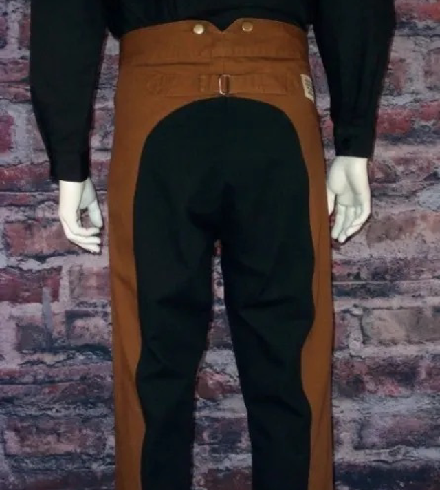 Saddle Pants Tan &amp; Black
