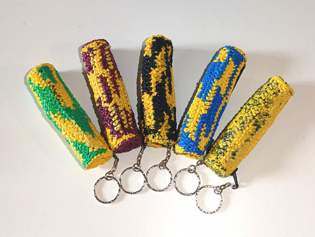 Llavero Monedero Tubo